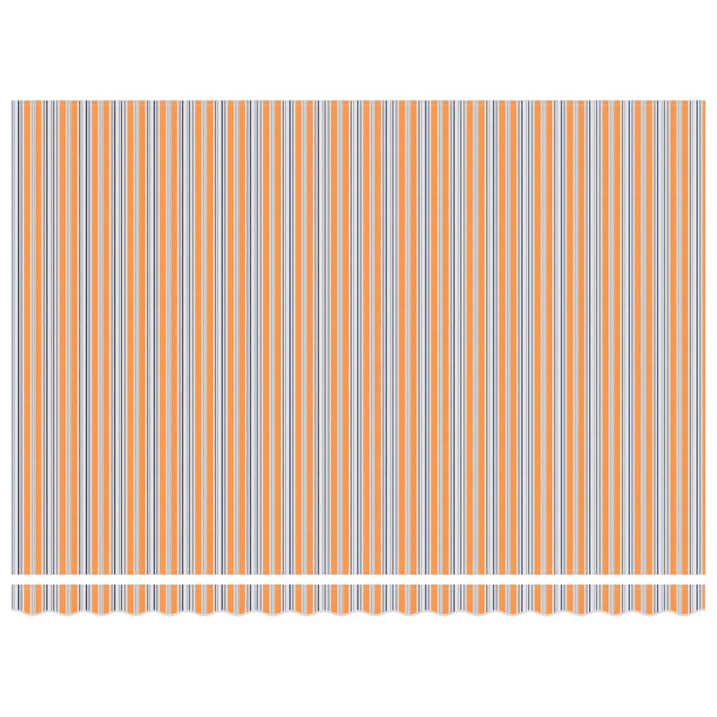 Innvendbar Markise Flerfarget 450 × 300 cm Polyester og Metall