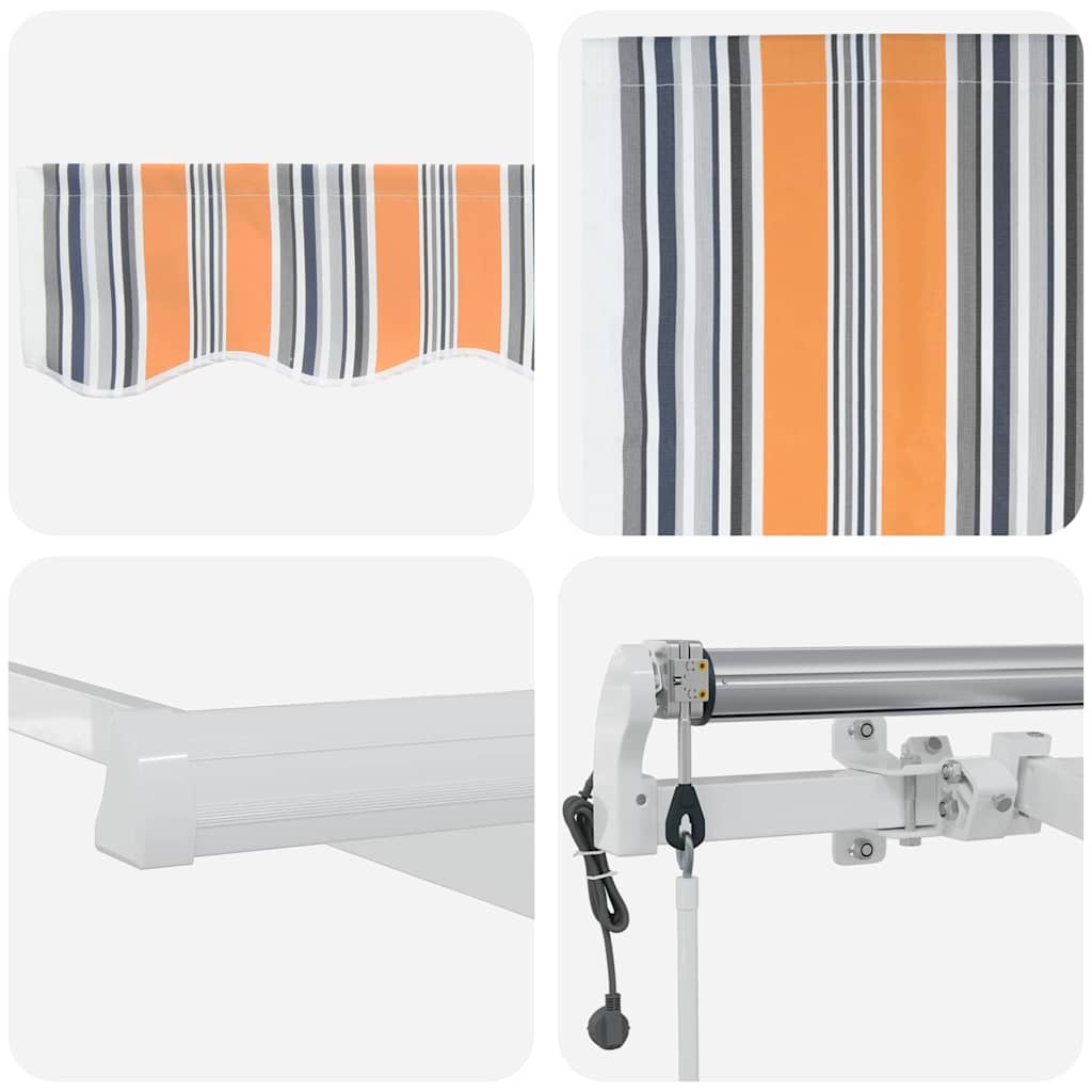 Innvendbar Markise 450 × 300 cm Flerfarget
