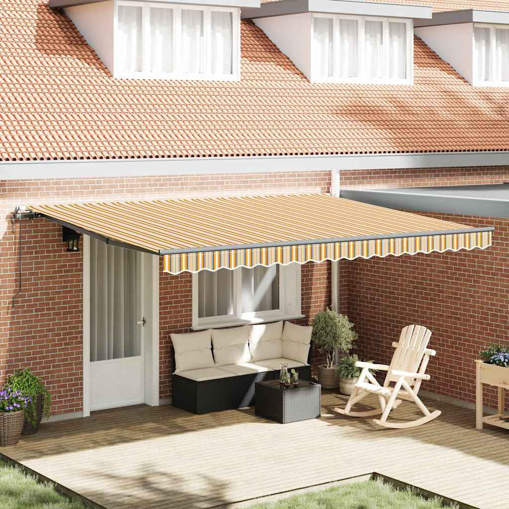 Innvendbar Markise Flerfarget 450 ×300 cm stoff