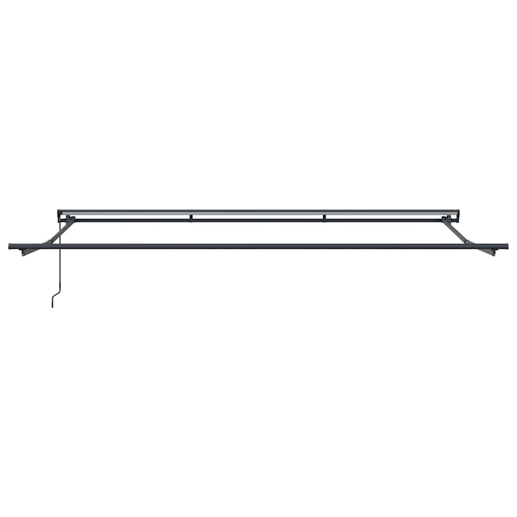 Innvendbar Markise Svart 450x300 cm stoff