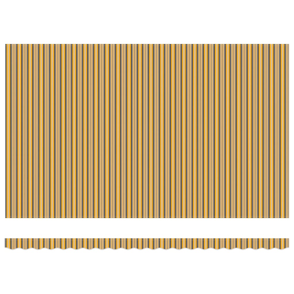 Automatisk Utrekksmarkise med LED Flerfarget Stripe 500 x 300 cm
