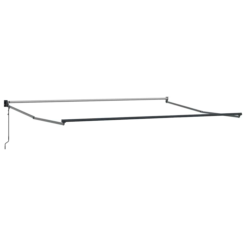 Automatisk Utrekkbar Markise med Flerfargede Striper 500 x 300 cm