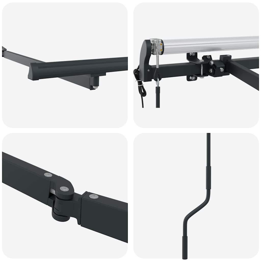 Markiseramme Antrasitt 4 x 2 m Metall