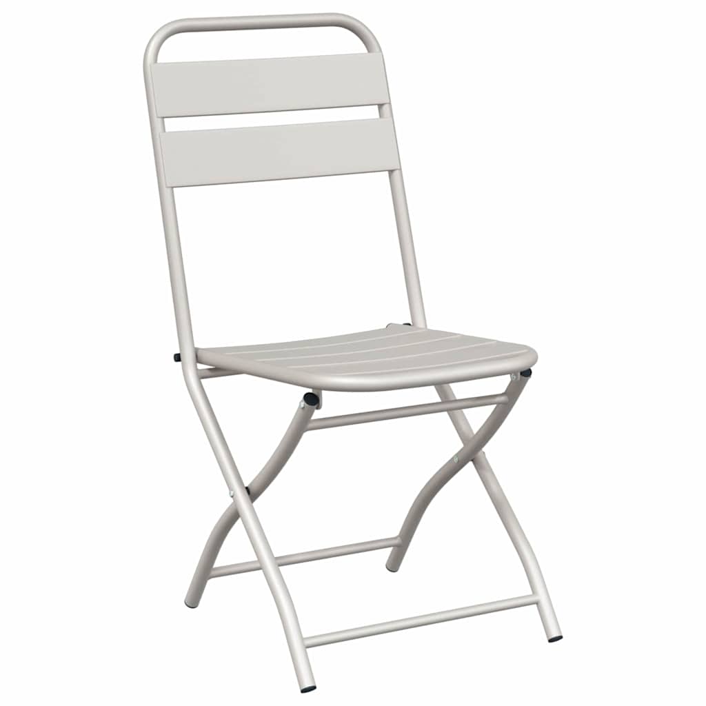 Hage Folding Stol 2 pcs Beige 55 x 56.5 x 91cm Stål