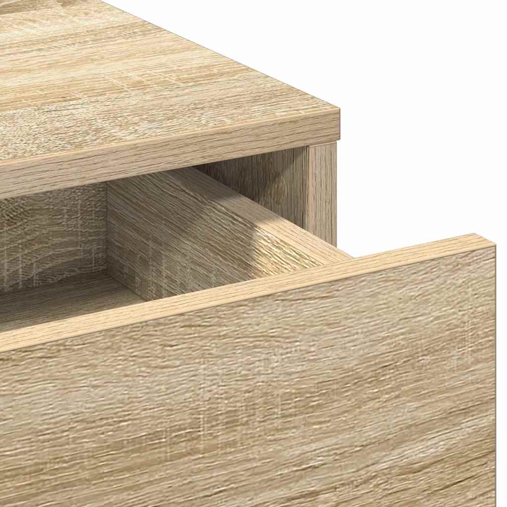 Sminkebord med skuff Sonoma eik 50 x 41 x 135 cm Konstruert tre