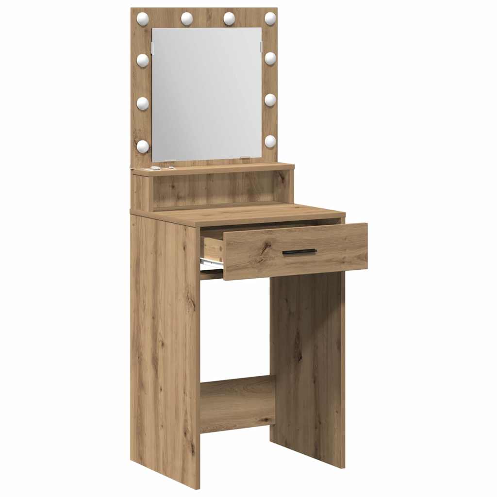 Sminkebord artisan eik 50 x 41 x 135 cm Konstruert tre
