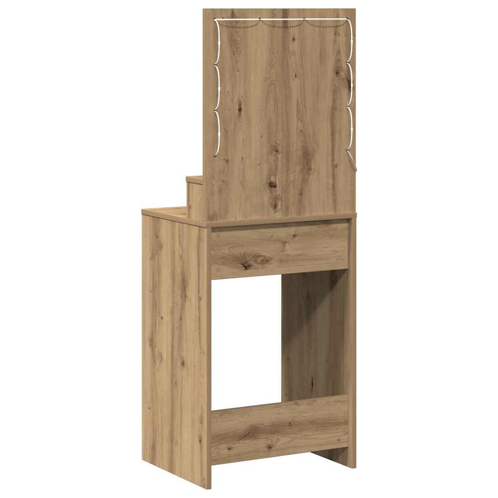 Sminkebord artisan eik 50 x 41 x 135 cm Konstruert tre