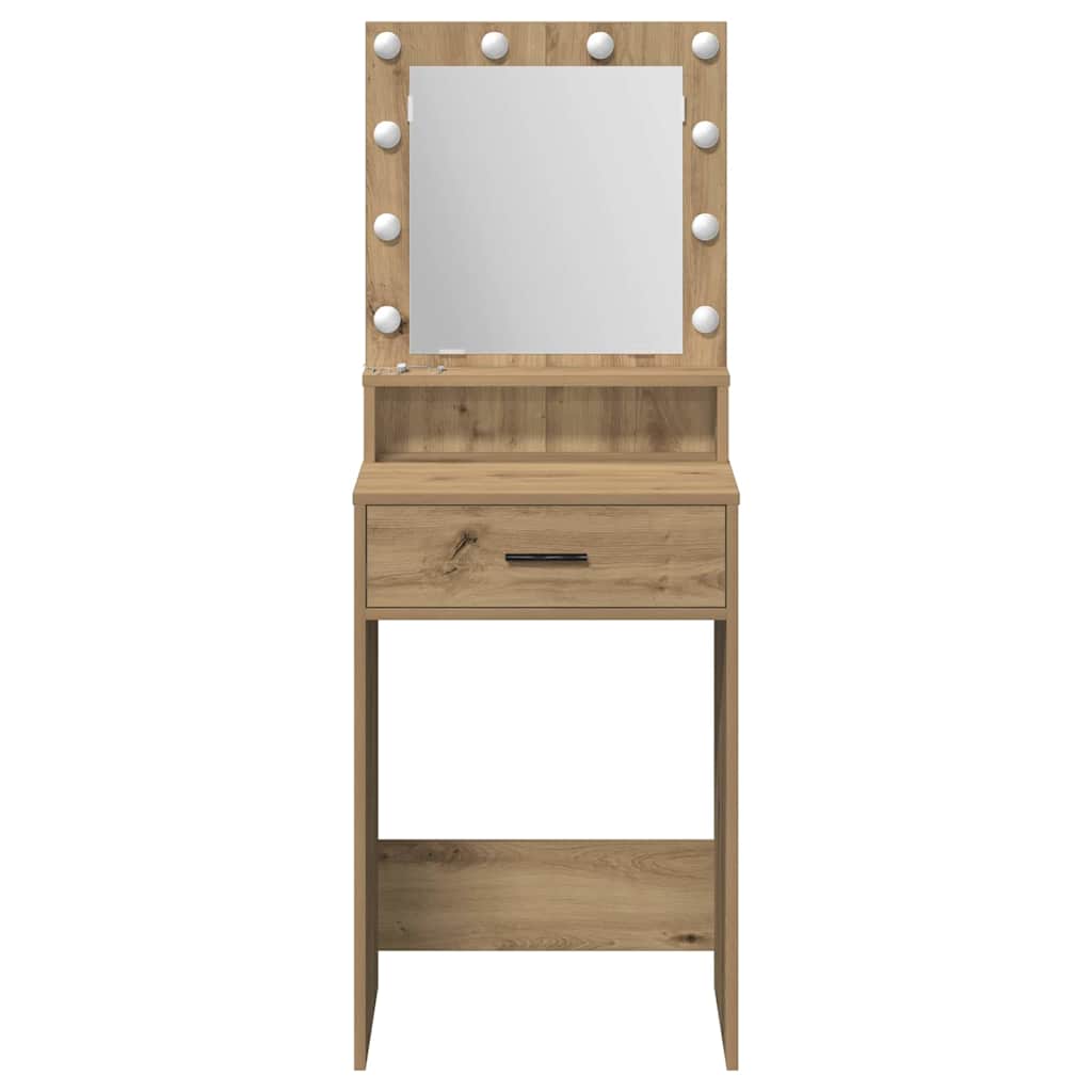 Sminkebord artisan eik 50 x 41 x 135 cm Konstruert tre