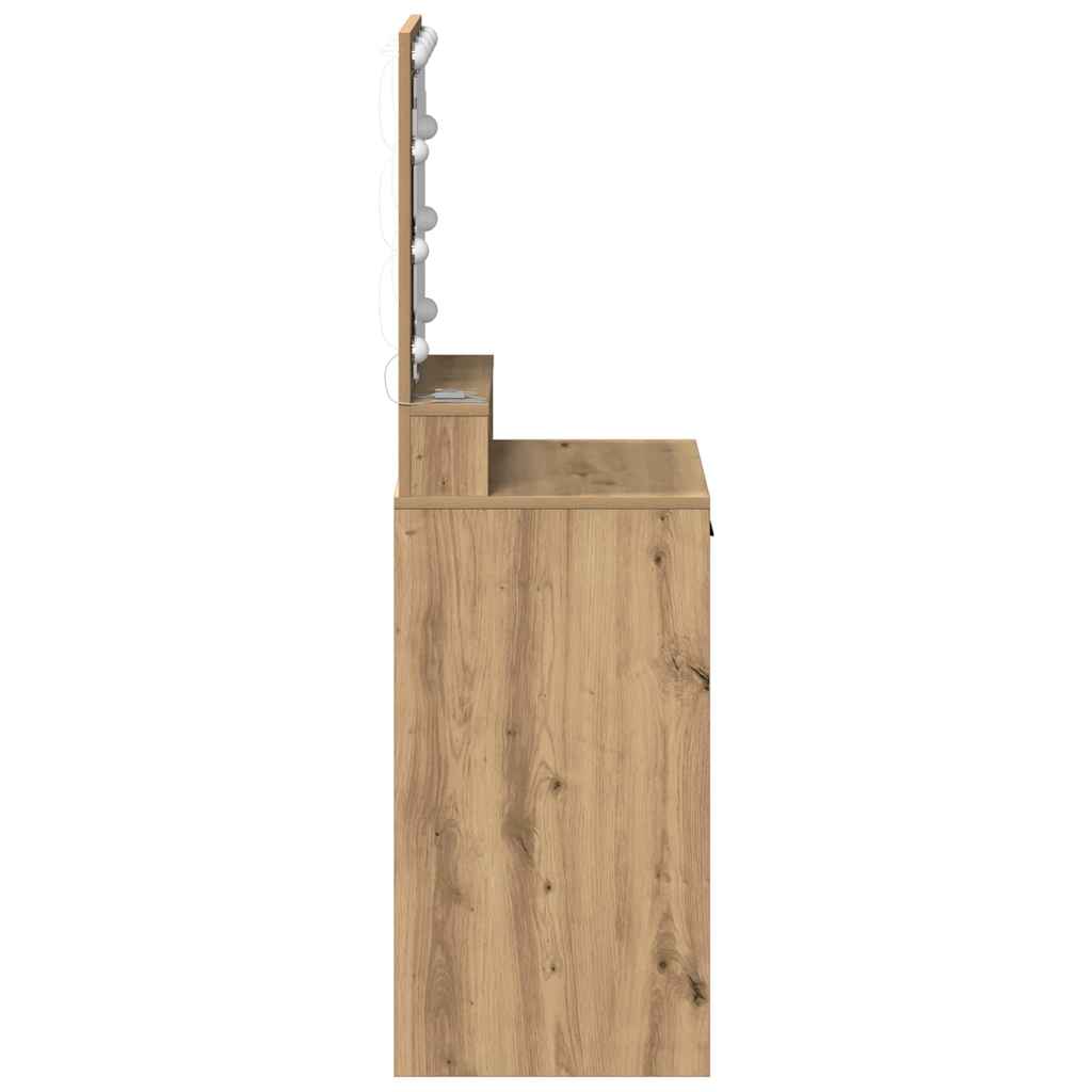 Sminkebord artisan eik 50 x 41 x 135 cm Konstruert tre