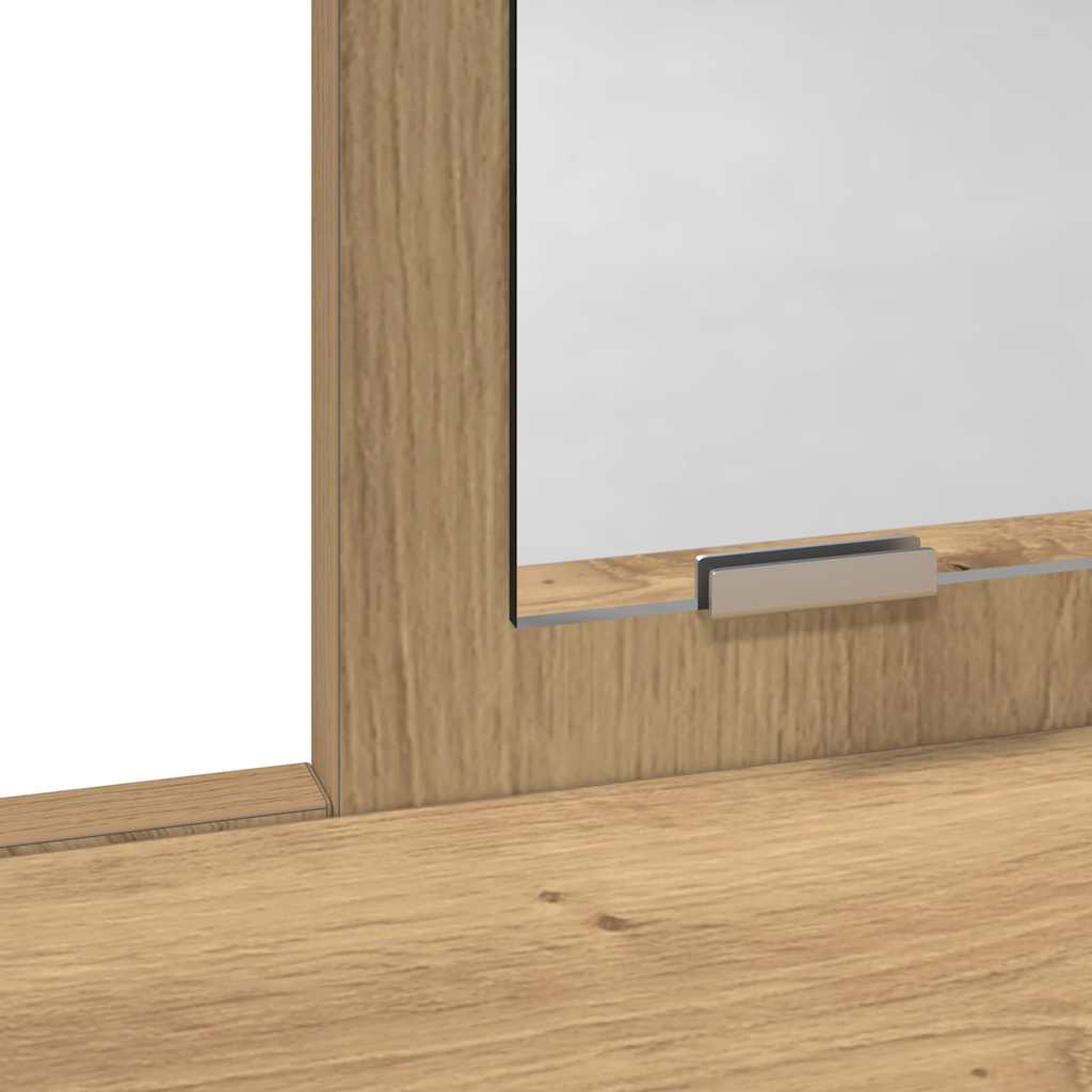 Sminkebord med Skuffer Artisan Eik 100x41x140 cm