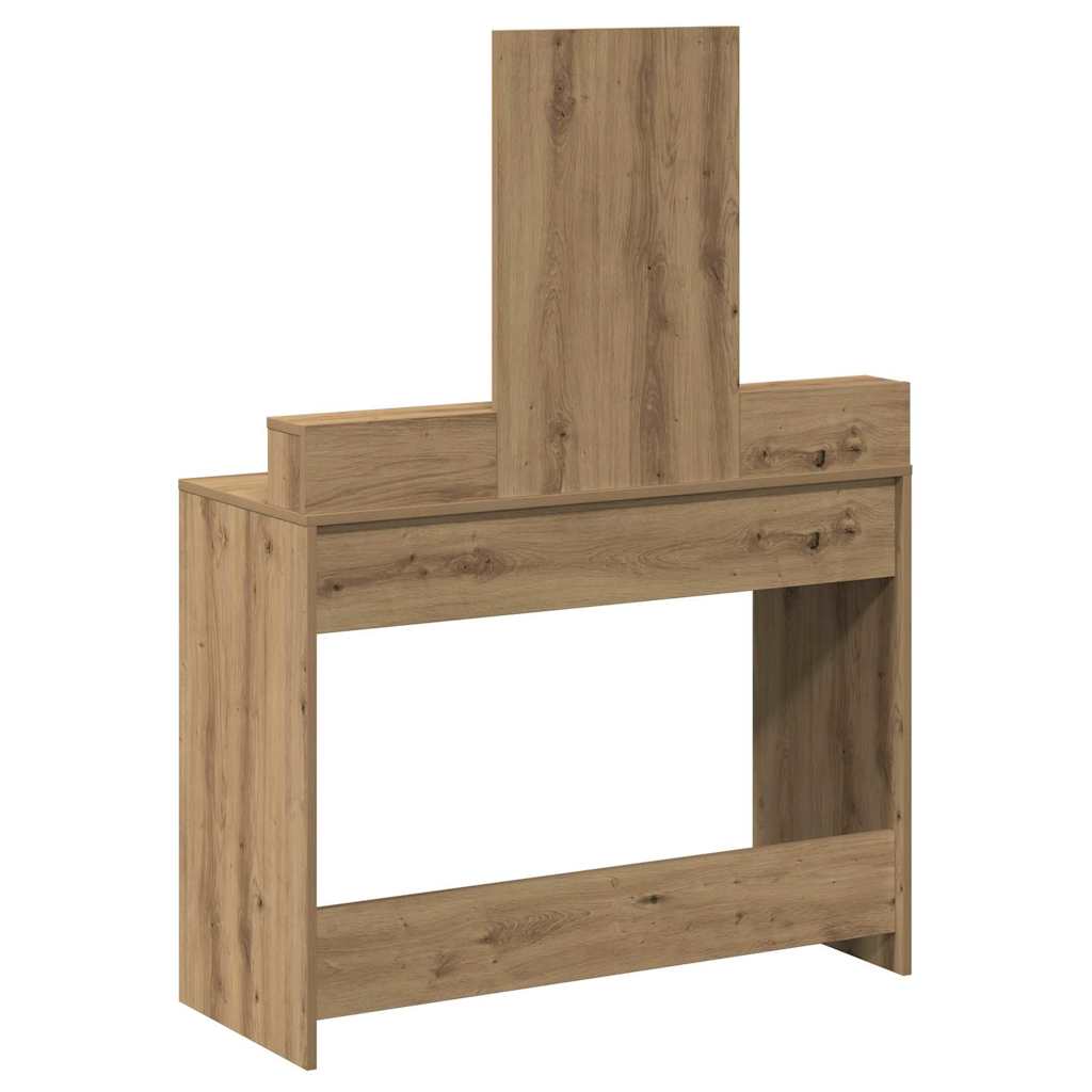Sminkebord med Skuffer Artisan Eik 100x41x140 cm