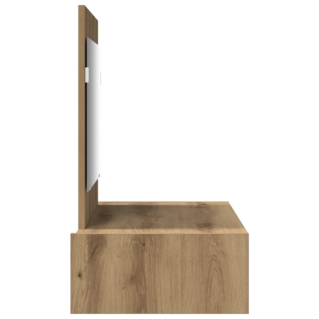 Vegghengt Sminkebord Håndverker Eik 83x40x70 cm