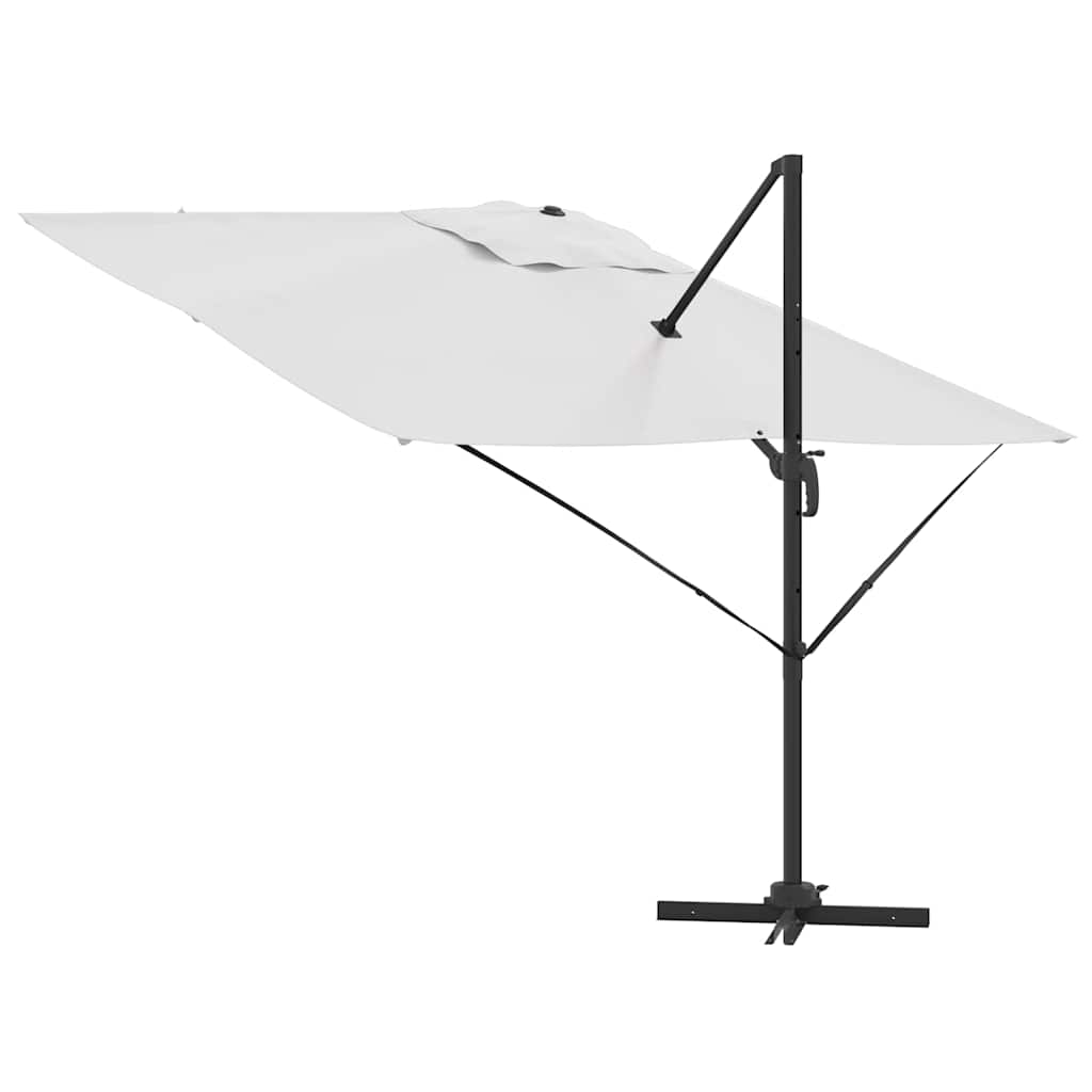Cantilever Roma Parasoll Sand 286x285x265 cm i aluminium