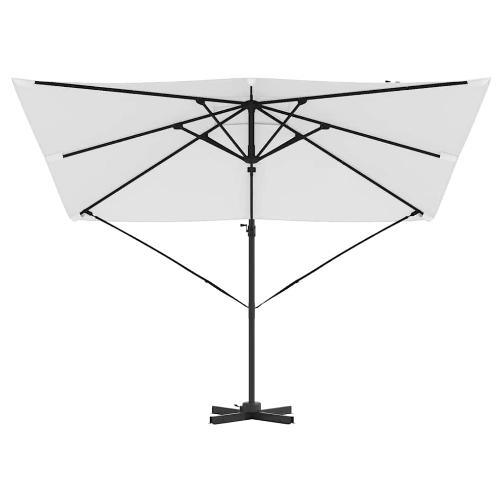 Cantilever Roma Parasoll Sand 286x285x265 cm i aluminium