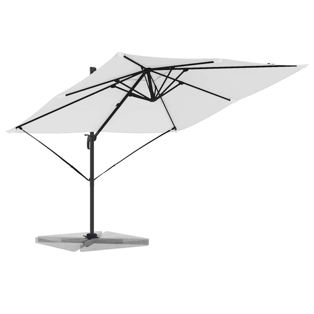 Cantilever Roma Parasoll Sand 286x285x265 cm i aluminium