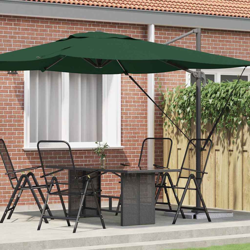 Cantilever Roma Parasol Grønn 286x285x265 cm i Aluminium
