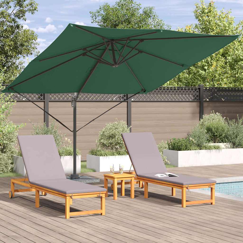 Cantilever Roma Parasol Grønn 286x285x265 cm i Aluminium