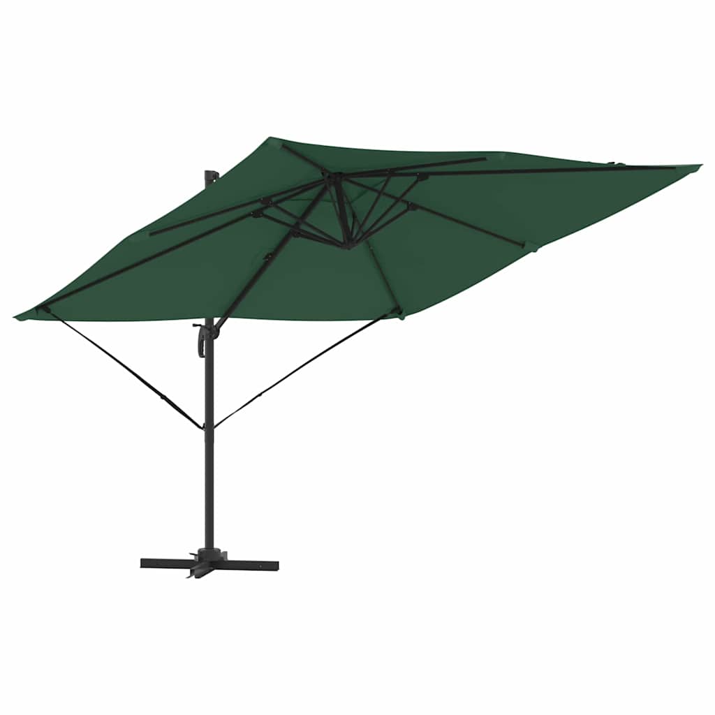 Cantilever Roma Parasol Grønn 286x285x265 cm i Aluminium