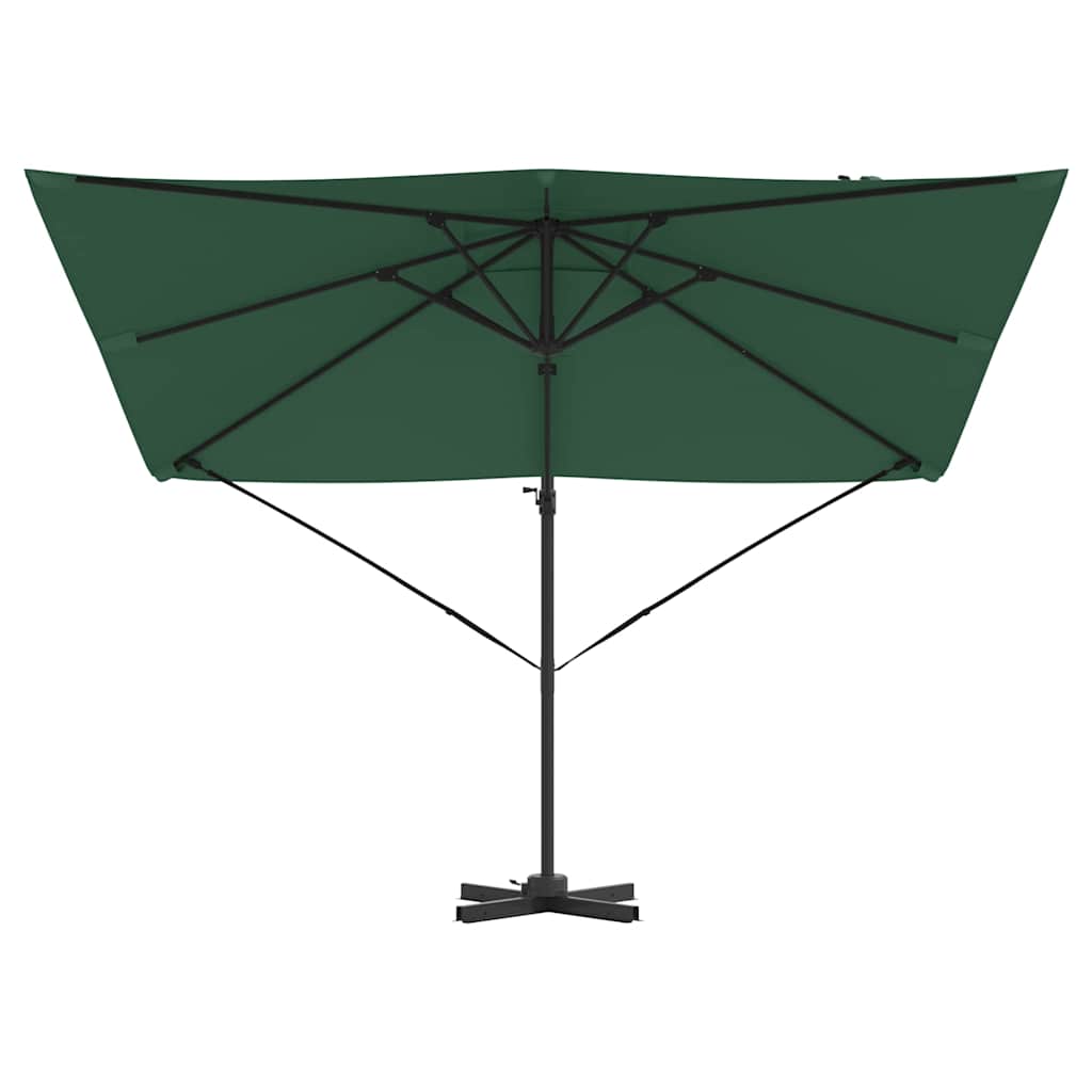 Cantilever Roma Parasol Grønn 286x285x265 cm i Aluminium