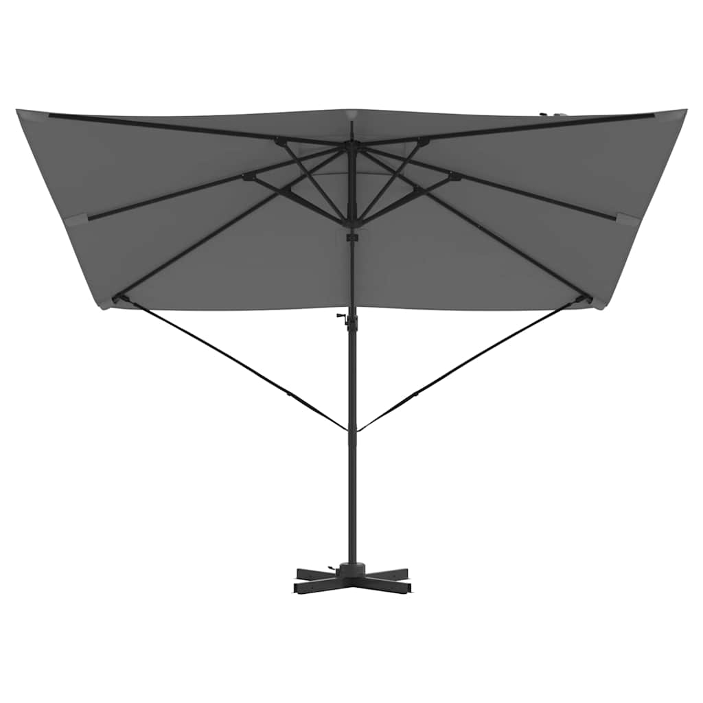 Cantilever Roma Parasol Antrasitt 286x285x265 cm i aluminium
