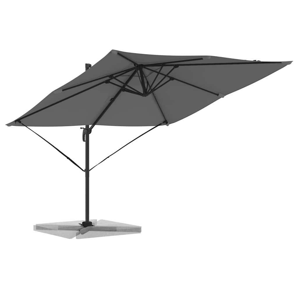 Cantilever Roma Parasol Antrasitt 286x285x265 cm i aluminium