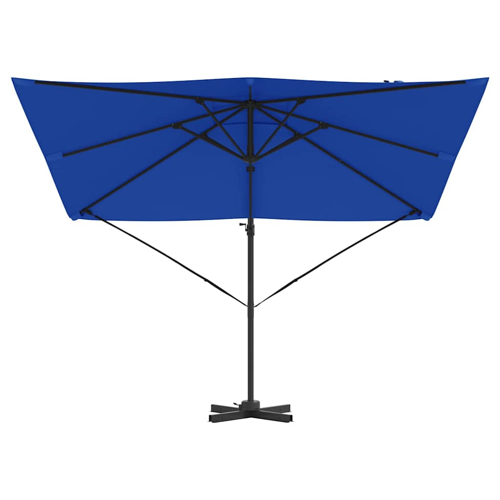 Cantilever Roma Parasoll Azure Blå 286x285x265 cm Aluminium