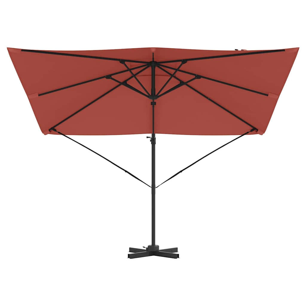 Cantilever Roma Parasol Terracotta 286x285x265 cm i aluminium