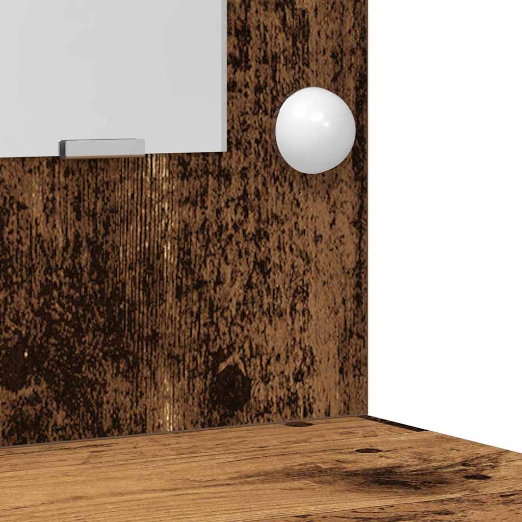 Sminkebordsett med skuff 2 pcs Gammelt tre 50 x 41 x 135 cm
