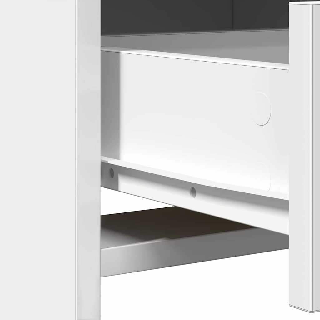 Sminkebordsett 3 pcs Hvit 78.5 x 41 x 135 cm Konstruert tre
