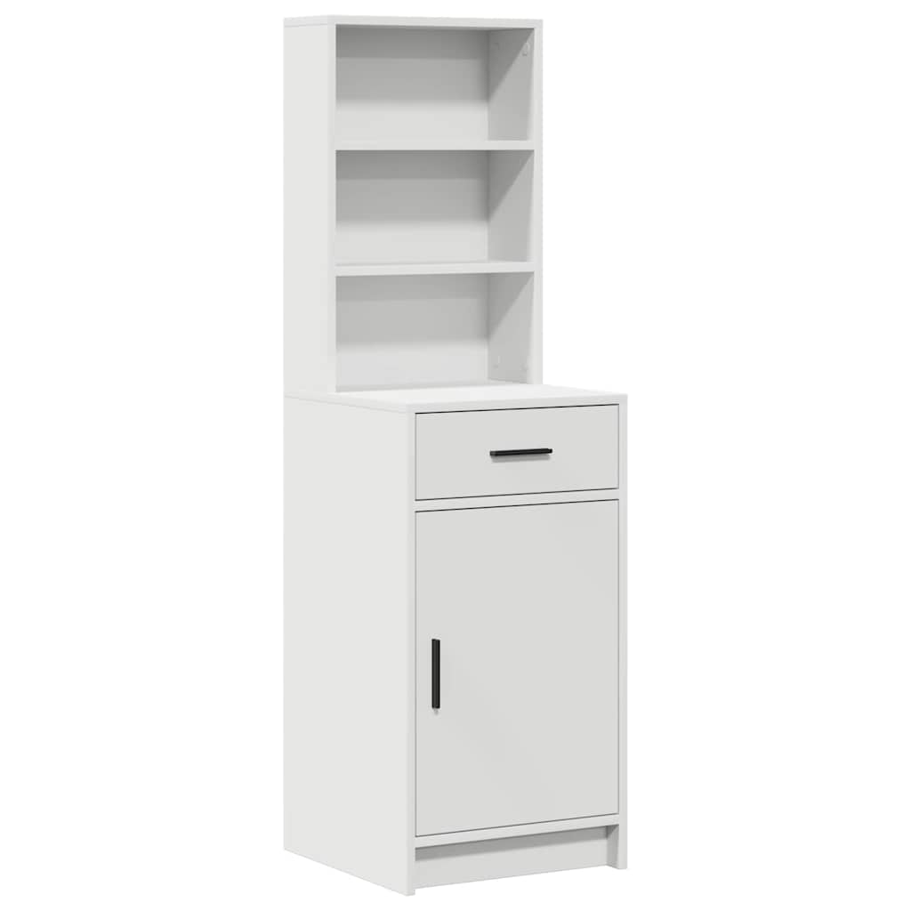 Sminkebordsett 3 pcs Hvit 50 x 41 x 135 cm Konstruert tre