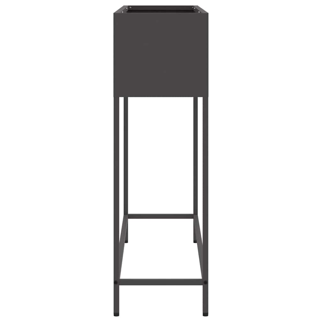 Hevet Hageplante Svart 100 x 26 x 82 cm Stål