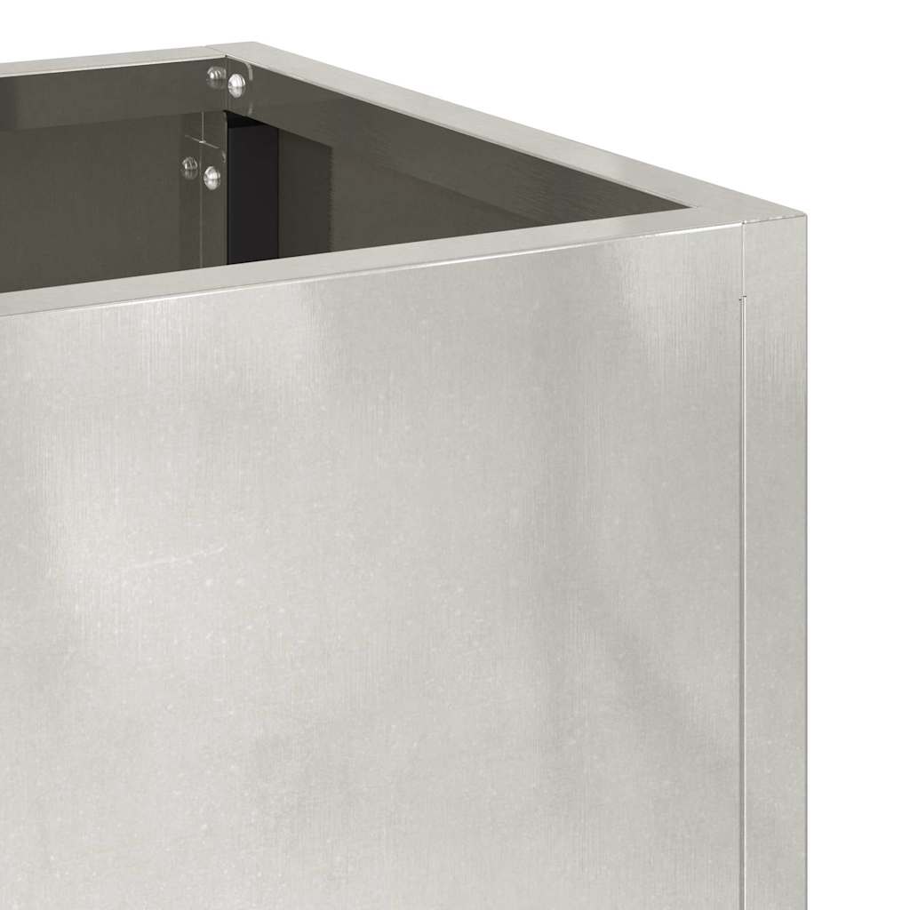 Hevet Hagebed 60 x 26 x 45 cm i Rustfritt Stål