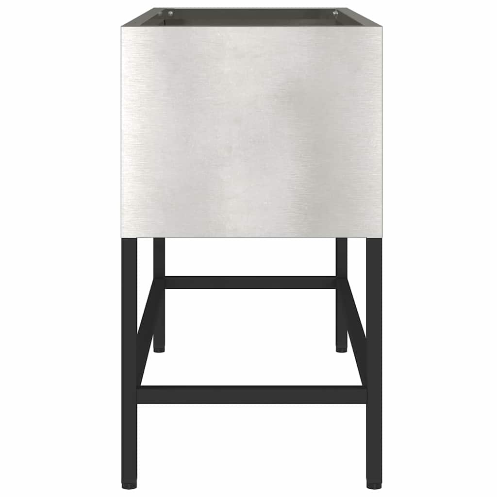 Hevet Hagebed 60 x 26 x 45 cm i Rustfritt Stål