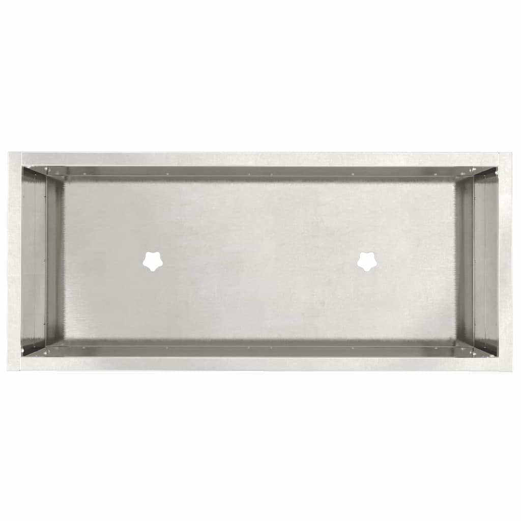 Hevet Hagebed 60 x 26 x 45 cm i Rustfritt Stål