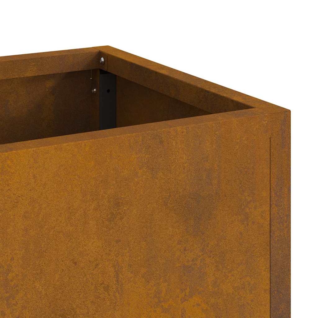 Hevet Hageplante Rusten 60 x 26 x 45 cm Cortenstål