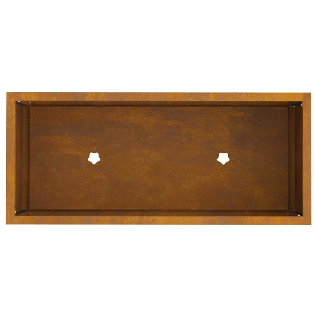 Hevet Hageplante Rusten 60 x 26 x 45 cm Cortenstål
