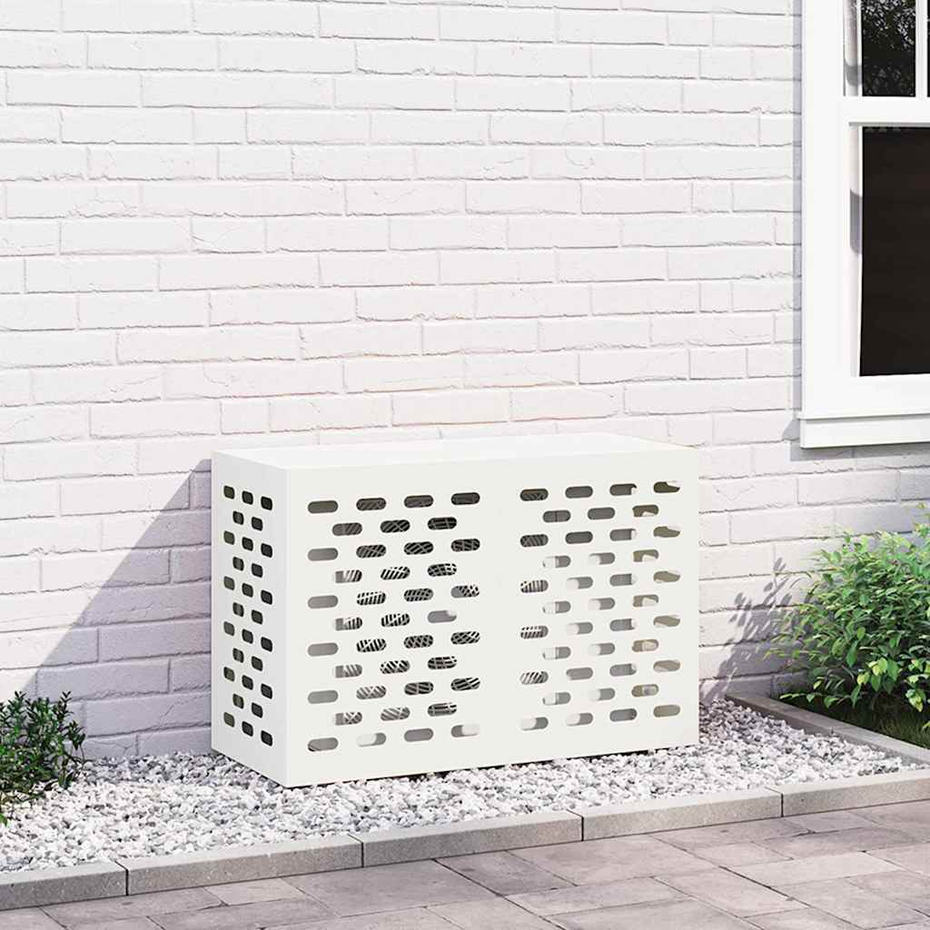 Deksel til klimaanlegg Hvit 90 x 40 x 60 cm Stål