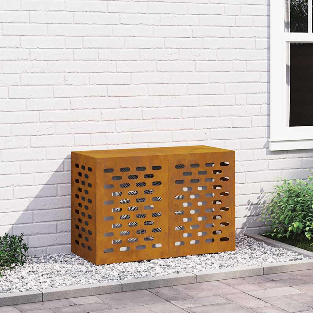 Deksel til klimaanlegg Rusten 90 x 40 x 60 cm Cortenstål