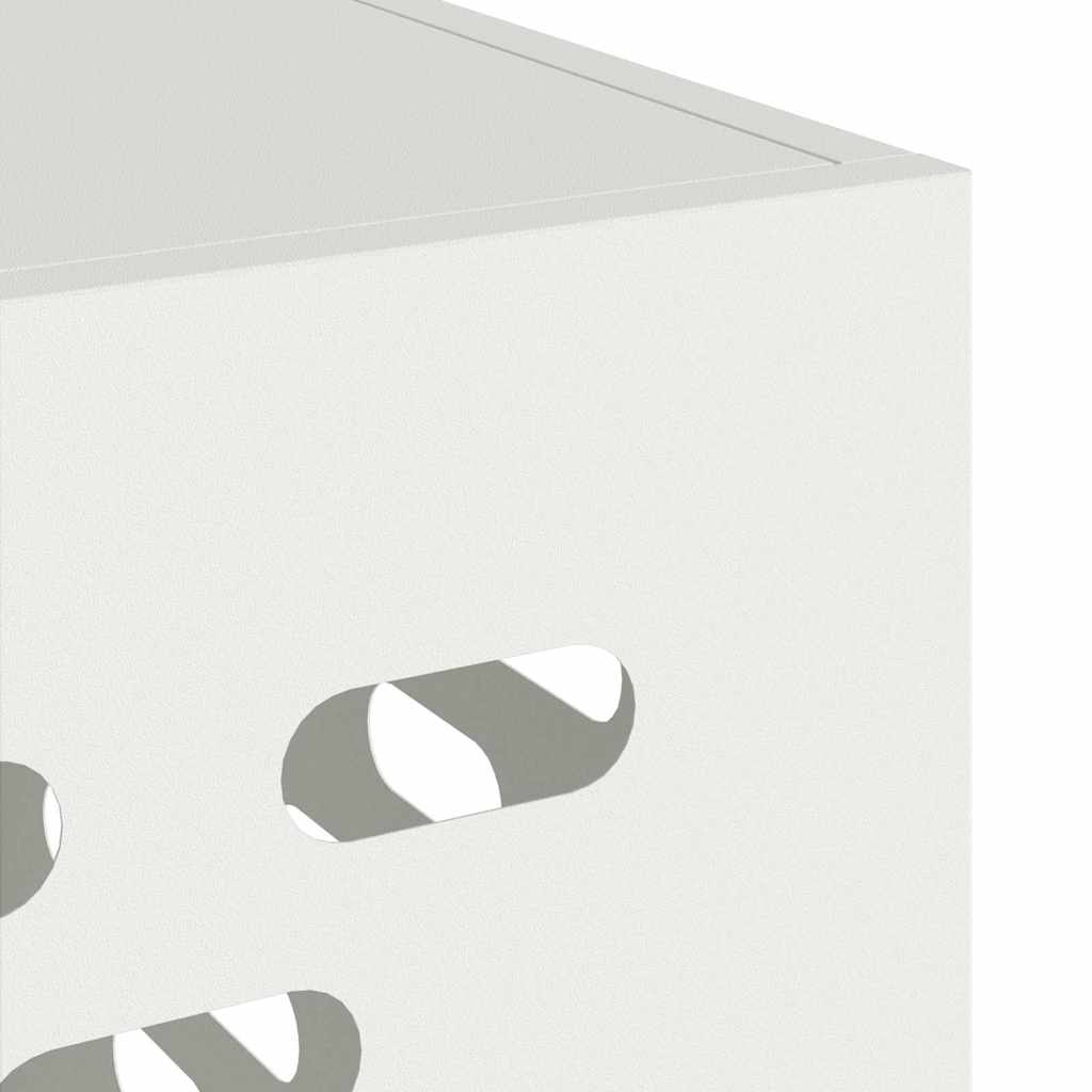 Deksel til klimaanlegg Hvit 100 x 50 x 70 cm Stål