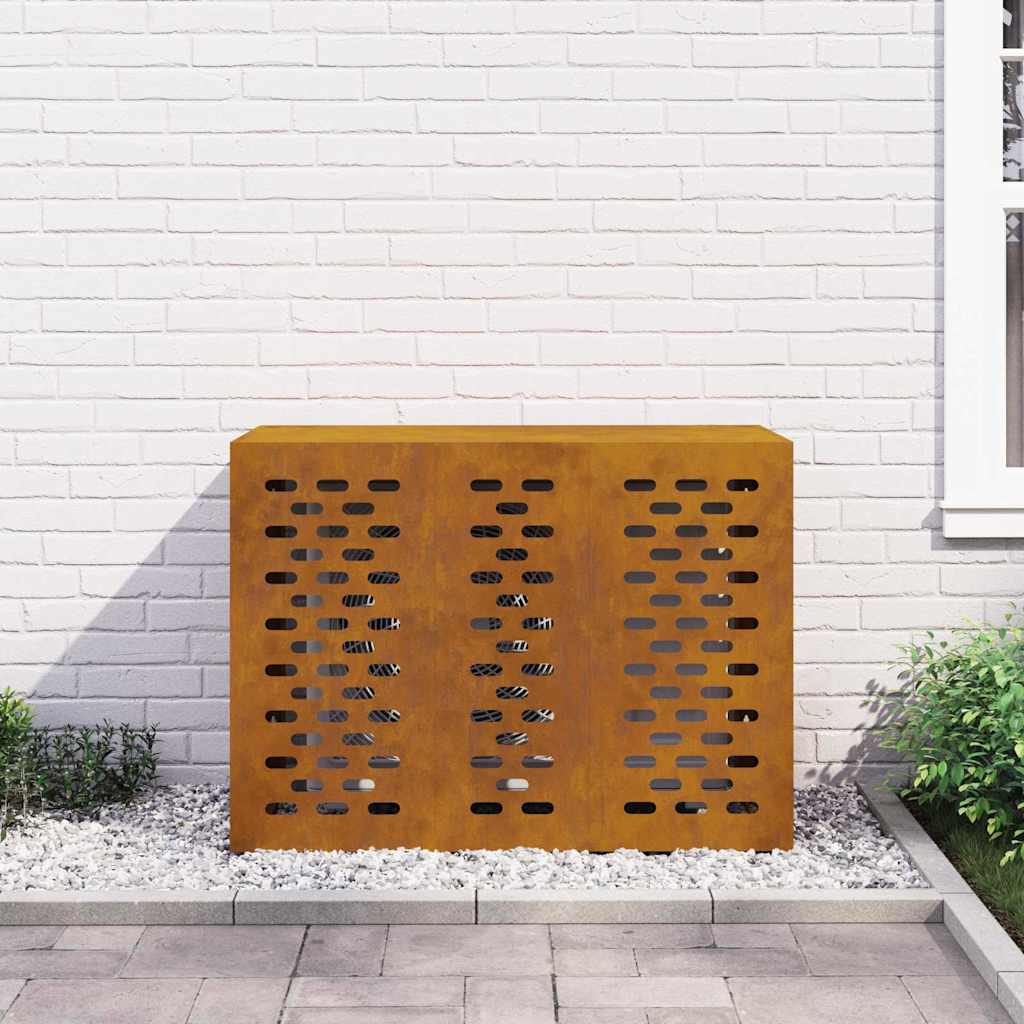 Deksel til klimaanlegg Rusten 110 x 50 x 80 cm Cortenstål