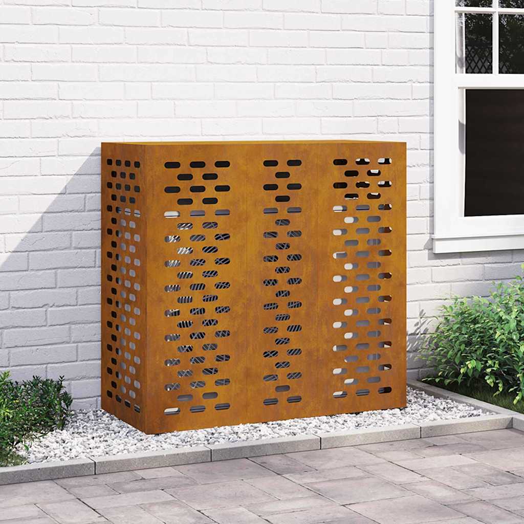 Deksel til klimaanlegg Rusten 110 x 50 x 105 cm Cortenstål