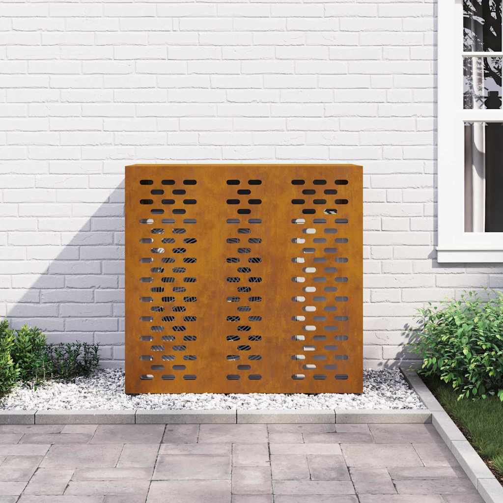 Deksel til klimaanlegg Rusten 110 x 50 x 105 cm Cortenstål