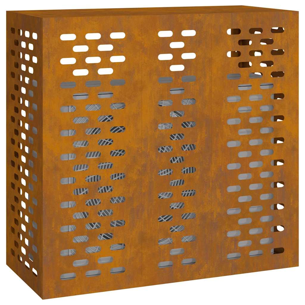 Deksel til klimaanlegg Rusten 110 x 50 x 105 cm Cortenstål