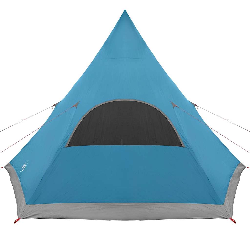 Teepee Telt Blå 545 x 450 x 295 cm 185T polyester med PU-belegg