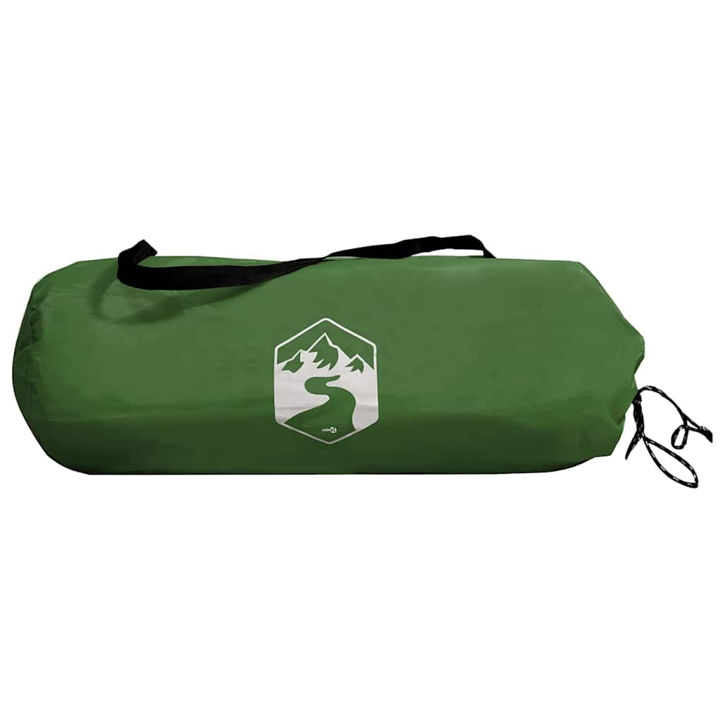 Tunneltelt med tak med lagring Grønn og hvit 318 x 275 x 140 cm