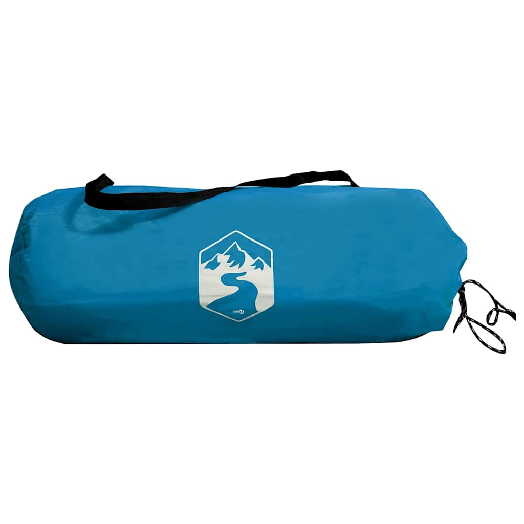 Tunneltelt med tak med lagring Blå og grå 318 x 275 x 140 cm