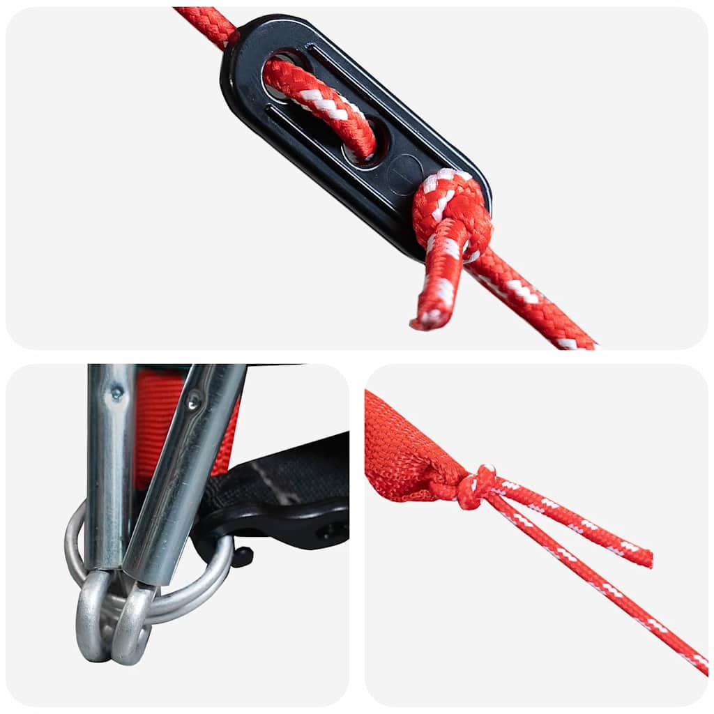 Tunneltelt med tak Grå og Oransje 318 x 275 x 140 cm