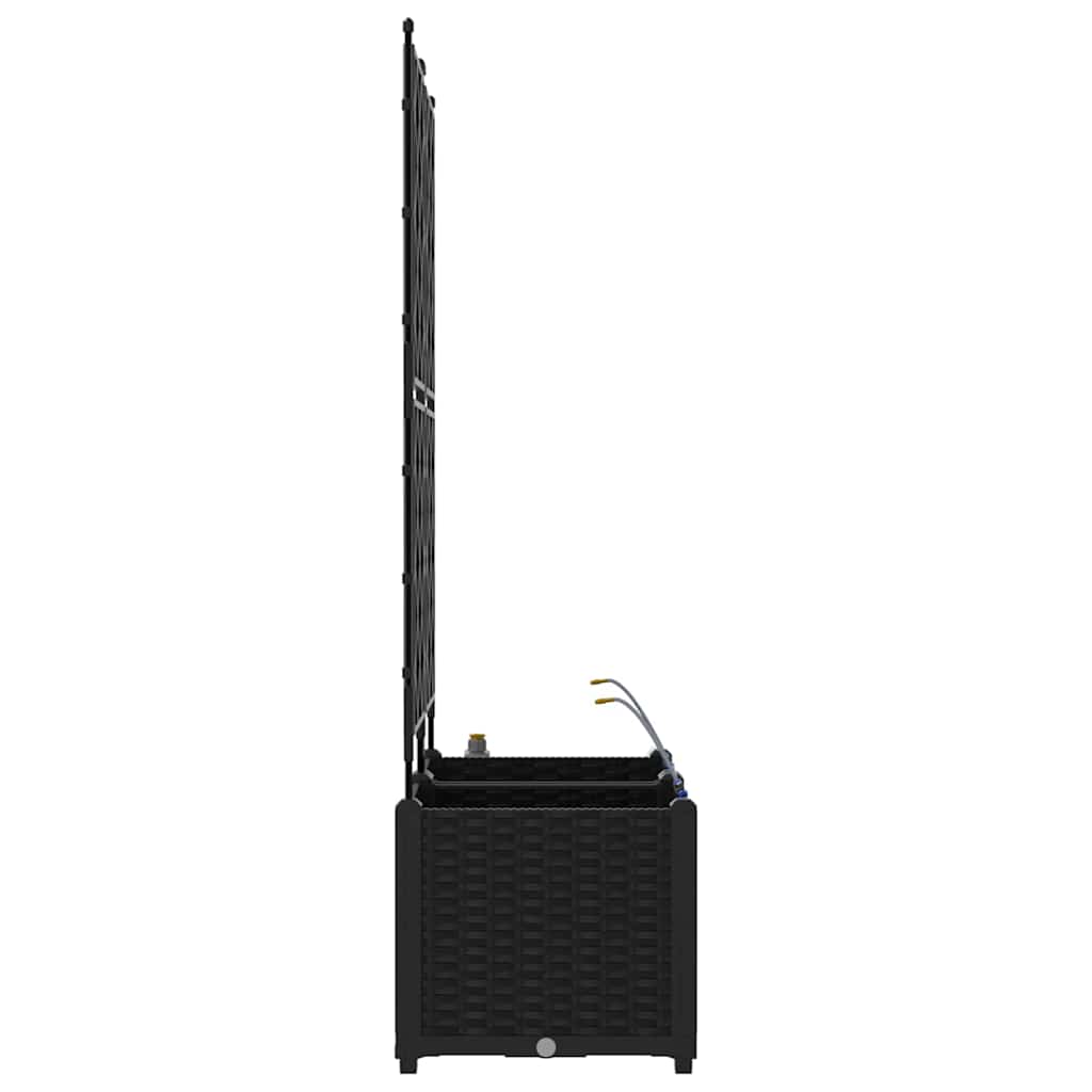 Hagepotter Svart 80 x 40 x 142 cm Stål