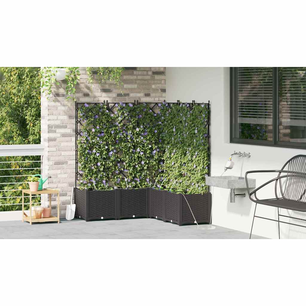 Hagepotter Svart 120 x 120 x 142 cm Stål