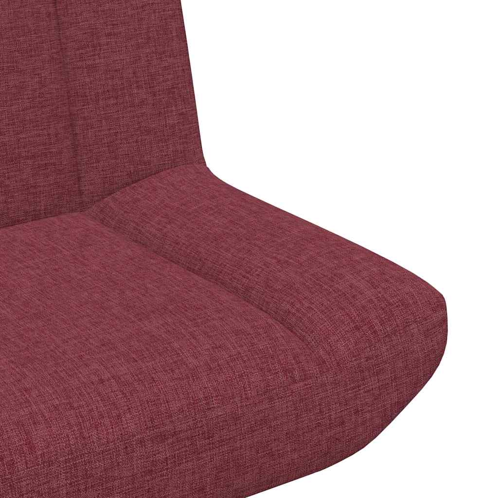 Drejestol Vinrød Polyesterstoff med metallbase Standard Sving